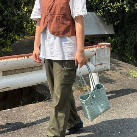 【8月31日(月)〜順次発送】 Gummy Bag Tali No.3 _Dusty Blue