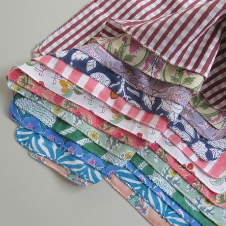 【8月17日(月)〜8月21日(金)発送】  Indian Cotton Handkerchief [F] - DP49