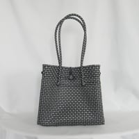 【7月6日(月)〜7月10日(金)発送】  Gummy Bag No.23 (Size: L) _Black × Silver