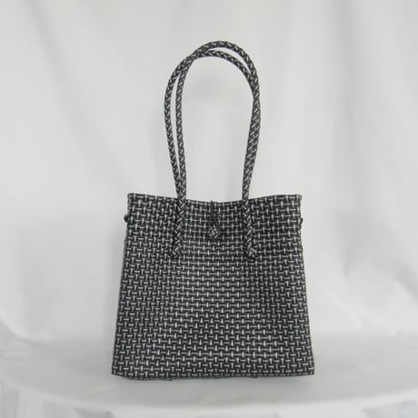 【7月6日(月)〜7月10日(金)発送】  Gummy Bag No.23 (Size: L) _Black × Silver