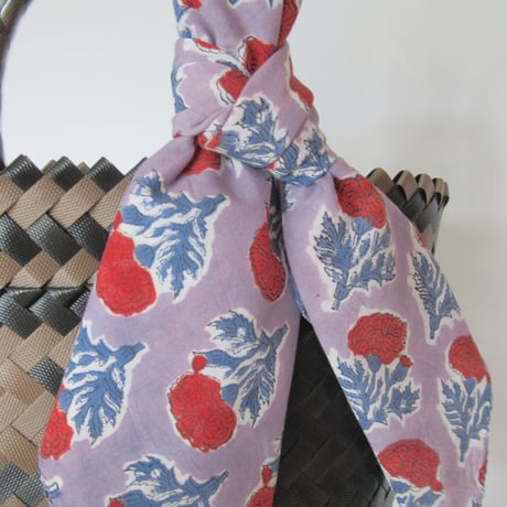 【10月19日(月)〜10月23日(金)発送】   Bag×Handkerchief［C］Mekearibag (Size : S) _Aged Wood(cross)