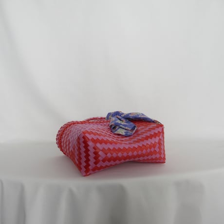 【8月3日(月)〜8月7日(金)発送】 Bag×Handkerchief［C］Mekearibag (Size : S) _Sarang (cross)