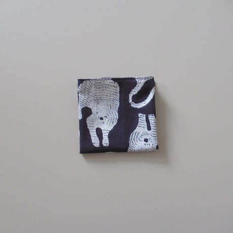 【10月5日(月)〜10月9日(金)発送】 Indian Cotton Handkerchief [I] - DARK26