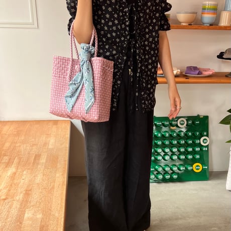 【7月21日(火)〜7月24日(金)発送】 Bag×Handkerchief［D］Gummybag (Size : S) _Sakuramochi