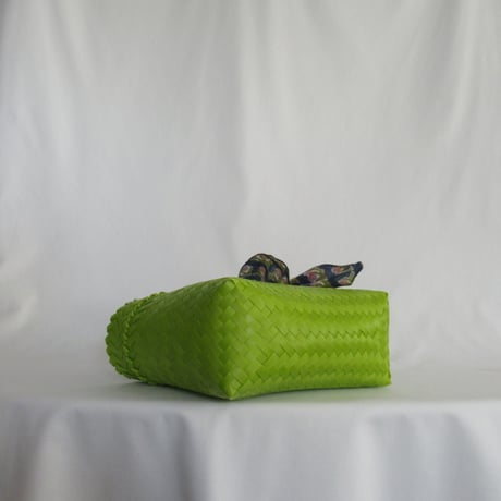 【8月17日(月)〜8月21日(金)発送】Bag×Handkerchief［C］Mekearibag (Size : S) _Lime