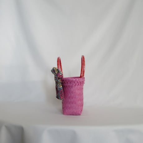 ★【9月7日(月)〜9月11日(金)発送】  Bag×Handkerchief［B］Mekearibag (Size : XS) _ Strawberry Bonbon