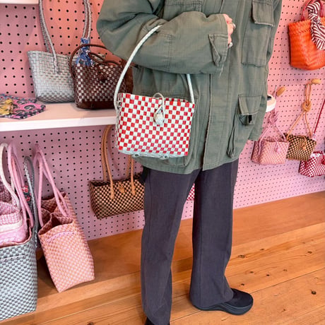 【9月28日(月)〜10月2日(金)発送】 Hello Bag No.16 ' gingham ' _70's