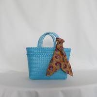 【7月21日(火)〜7月24日(金)発送】 Bag×Handkerchief［C］Mekearibag (Size : S) _Soda