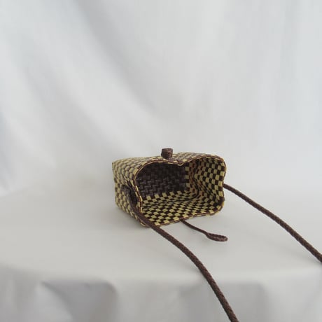 【7月27日(月)〜7月31日(金)発送】 Hello Bag No.10 ' gingham '_Hazelnut