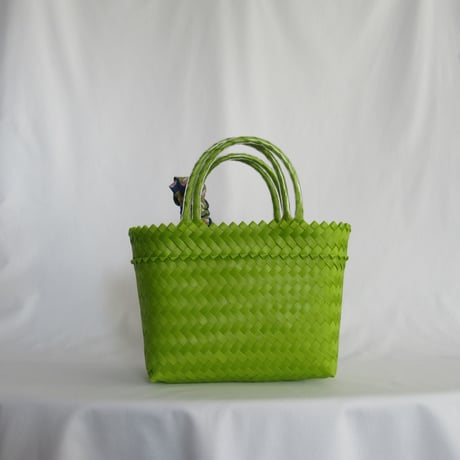 【8月17日(月)〜8月21日(金)発送】Bag×Handkerchief［C］Mekearibag (Size : S) _Lime