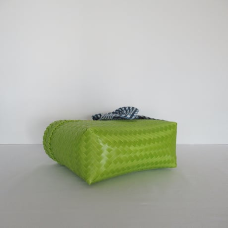 【9月28日(月)〜10月2日(金)発送】  Bag×Handkerchief［A］Mekearibag (Size : S) _Lime