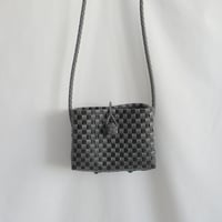 【8月3日(月)〜8月7日(金)発送】 Hello Bag No.9 ' gingham '_Chacoal Clay
