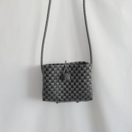 【7月27日(月)〜7月31日(金)発送】 Hello Bag No.9 ' gingham '_Chacoal Clay