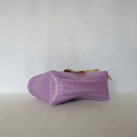 【10月19日(月)〜10月23日(金)発送】  Bag×Handkerchief［B］Mekearibag (Size : S) _Grape Purple
