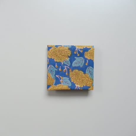 【8月10日(月)〜順次発送】 Indian Cotton Handkerchief [K] - BLUE49