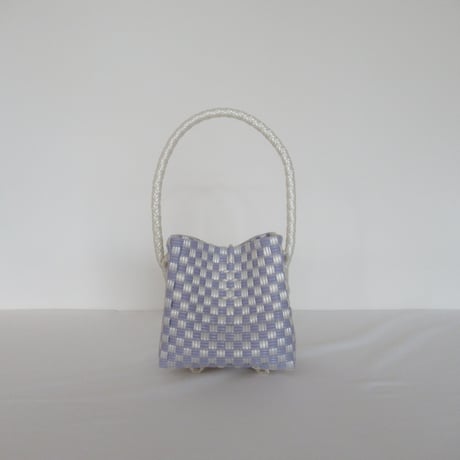 【10月13日(火)〜10月16日(金)発送】 BÉBÉ BAG No.16 ' gingham ' _ Milky Purple Fizz