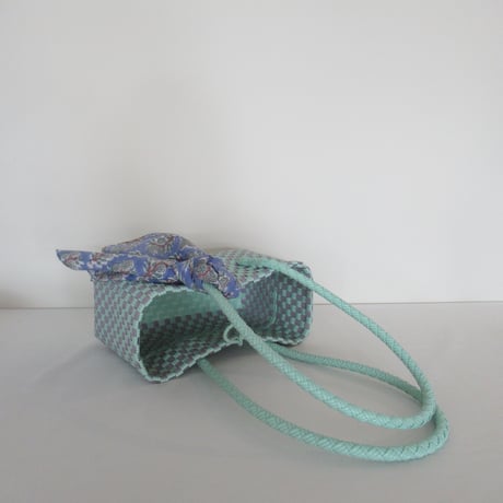 【9月28日(月)〜10月2日(金)発送】 Bag×Handkerchief［G］Panini 'gingham'_Orchid Dew