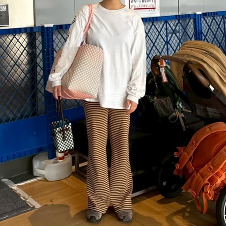 【10月19日(月)〜10月23日(金)発送】 ALLDAY BAG No.10  'gingham'   _Cotton Candy