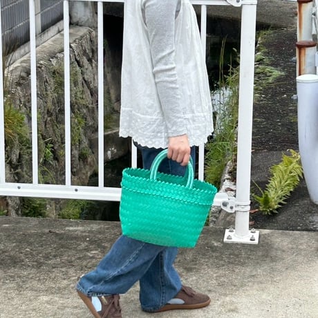 【10月19日(月)〜10月23日(金)発送】Mekearibag No.10 (Size: S) _Peacock Green