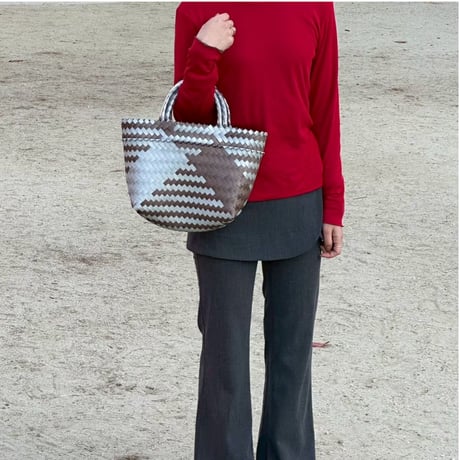 【10月19日(月)〜10月23日(金)発送】 Mekearibag No.14 (Size S) _Mocha Silver