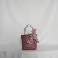 【8月31日(月)〜順次発送】 Bag×Handkerchief［B］Mekearibag (Size : XS) _ Smorky Fig