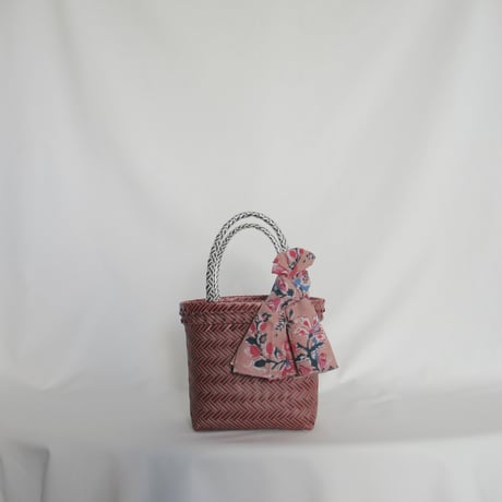 【8月31日(月)〜順次発送】 Bag×Handkerchief［B］Mekearibag (Size : XS) _ Smorky Fig