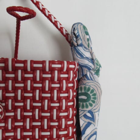 【8月10日(月)〜順次発送】 Bag×Handkerchief［I］Hello bag _ Dark Cherry