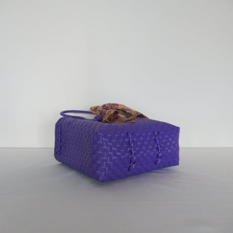 【10月13日(火)〜10月16日(金)発送】 Bag×Handkerchief［F］Gummybag (Size : S) _ Asagao Purple