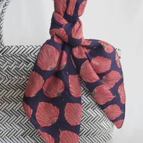 【8月17日(月)〜8月21日(金)発送】  Bag×Handkerchief［E］Mekearibag (Size : M) _Kurogoma Tofu(cross)
