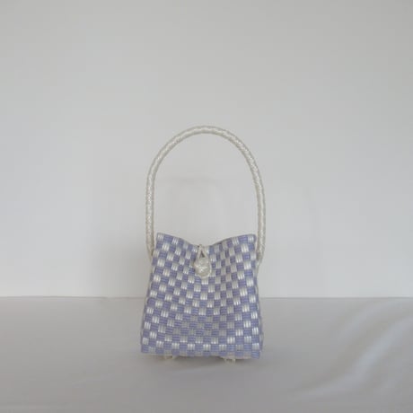 【10月13日(火)〜10月16日(金)発送】 BÉBÉ BAG No.16 ' gingham ' _ Milky Purple Fizz