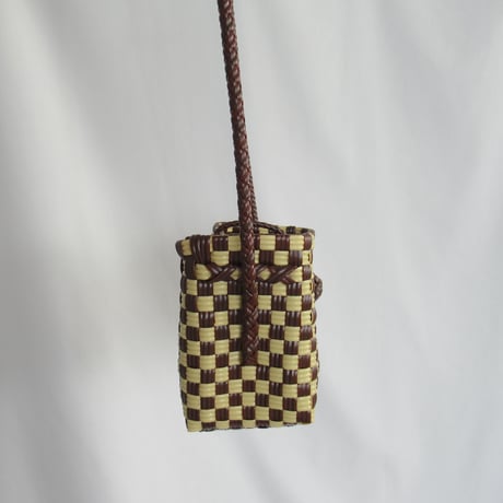 【7月27日(月)〜7月31日(金)発送】 Hello Bag No.10 ' gingham '_Hazelnut