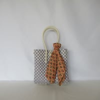 【10月26日(月)〜10月30日(金)発送】 Bag×Handkerchief［E］Gummy bag ' gingham ' (Size : S) _Milky Purple Fizz