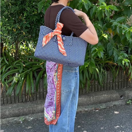 【8月3日(月)〜8月7日(金)発送】  Indian Cotton Handkerchief [D] - AB7