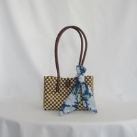 【7月27日(月)〜7月31日(金)発送】   Bag×Handkerchief［D］Panini 'gingham'_Hazelunt