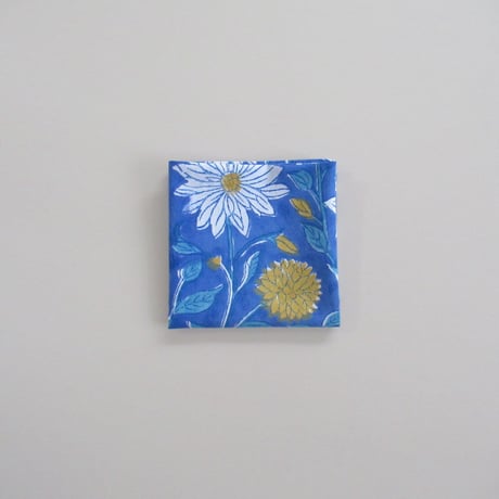 【7月21日(火)〜7月24日(金)発送】 Indian Cotton Handkerchief [G] - BLUE51