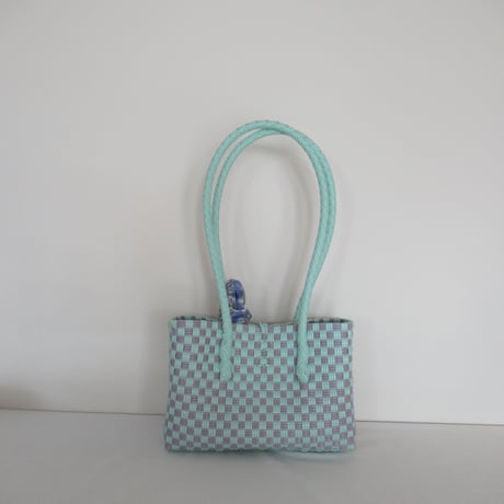 【9月28日(月)〜10月2日(金)発送】 Bag×Handkerchief［G］Panini 'gingham'_Orchid Dew