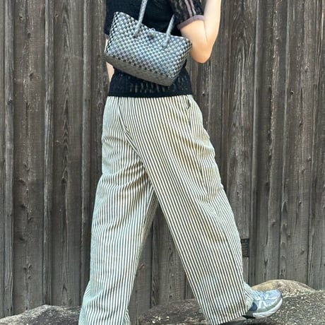 【7月27日(月)〜7月31日(金)発送】 Panini No.14 'gingham' _Charcoal Clay