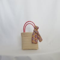 【8月10日(月)〜順次発送】 Bag×Handkerchief［A］Mekearibag (Size : XS) _Jam Biscuit