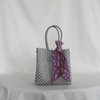 【7月21日(火)〜7月24日(金)発送】 Bag×Handkerchief［F］Gummybag (Size : S) _Silver Obscura