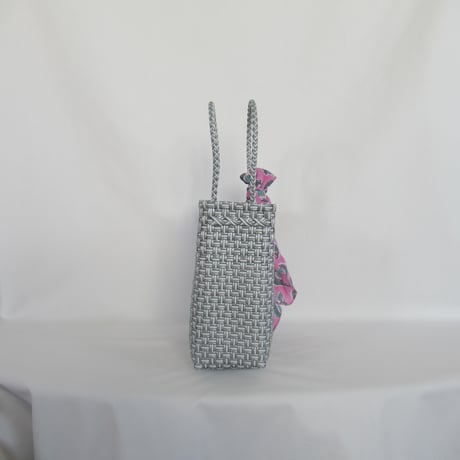 【9月24日(木)〜9月25日(金)発送】 Bag×Handkerchief［F］Gummy bag (Size : S) _ Mellow Silver