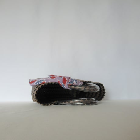 【10月19日(月)〜10月23日(金)発送】   Bag×Handkerchief［C］Mekearibag (Size : S) _Aged Wood(cross)
