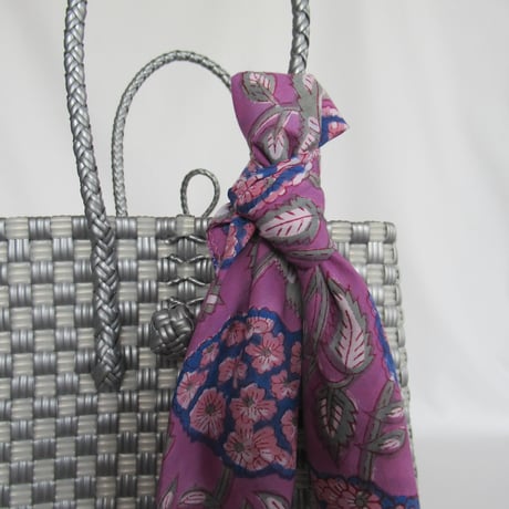 【7月21日(火)〜7月24日(金)発送】 Bag×Handkerchief［F］Gummybag (Size : S) _Silver Obscura