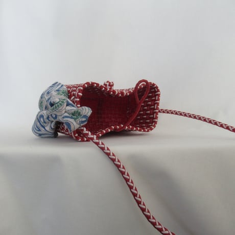 【8月10日(月)〜順次発送】 Bag×Handkerchief［I］Hello bag _ Dark Cherry