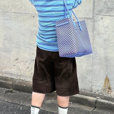 【10月13日(火)〜10月16日(金)発送】 Gummy Bag No.26 (Size: L) ' gingham ' _Pansy