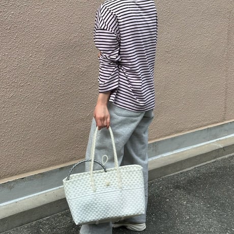 【10月19日(月)〜10月23日(金)発送】 BOSTON BAG No.23  'gingham' _Sugar