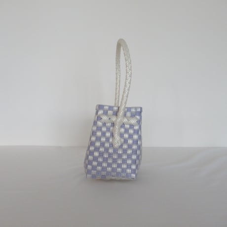 【10月13日(火)〜10月16日(金)発送】 BÉBÉ BAG No.16 ' gingham ' _ Milky Purple Fizz