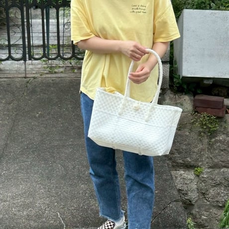 【7月21日(火)〜7月24日(金)発送】 BOSTON BAG No.28  'gingham' _ Sugar