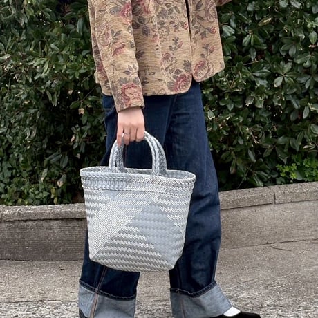 【10月19日(月)〜10月23日(金)発送】 Mekearibag No.26 (Size: M) _Silver × Gomashio
