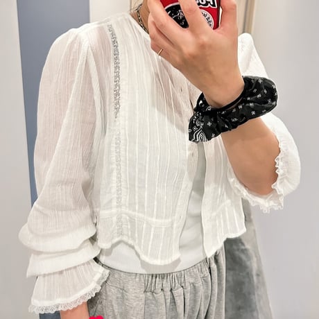 【ARCHIVE STANCE】pintuck blouse