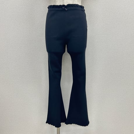 【PROVOKE】frill hem cropped knit pants